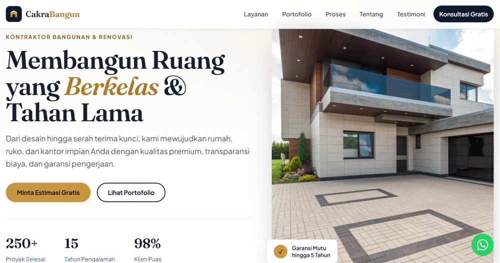 Website Cakra Bangun